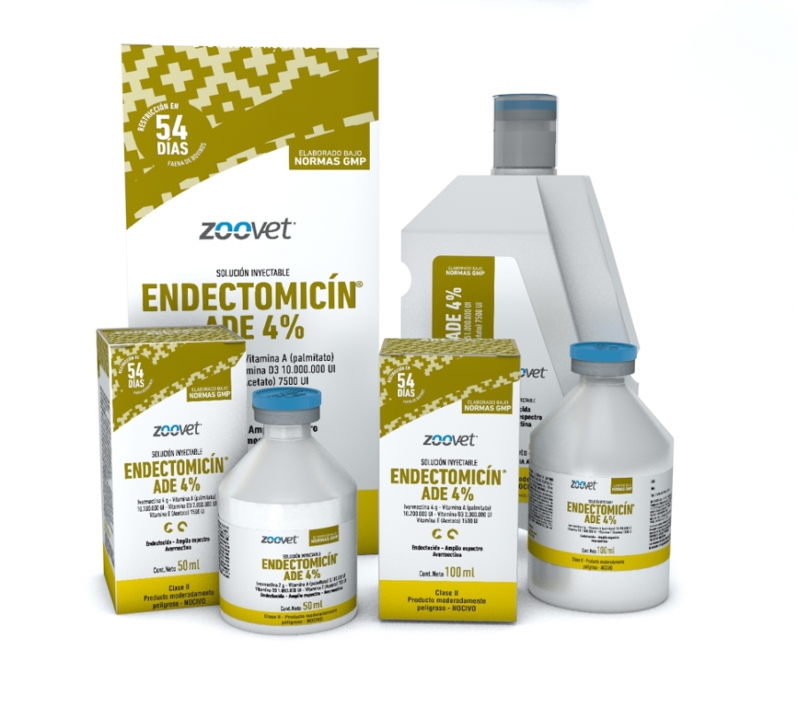 01 Tetramectin Gold L.a 4.5% + Ade Endectocida Longa Ação